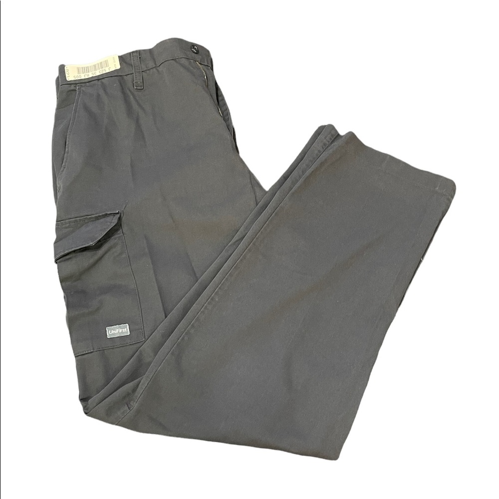 Mens UniFirst work pants black 36x32
